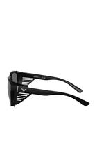نظارة شمسية بإطار D مع أذرع قابلة للتبديل